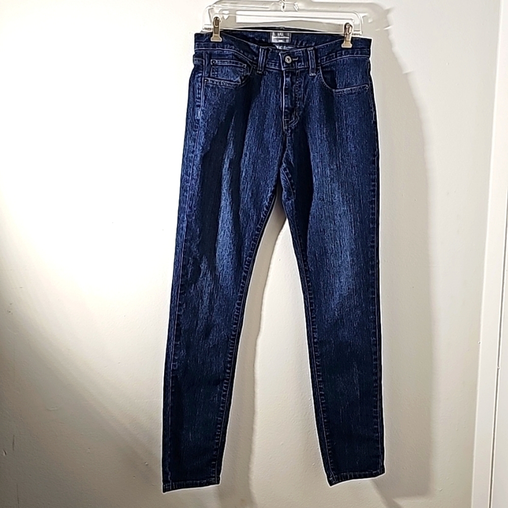Net women's blue jeans, straight leg.‎  Size 32. Original denim collection.